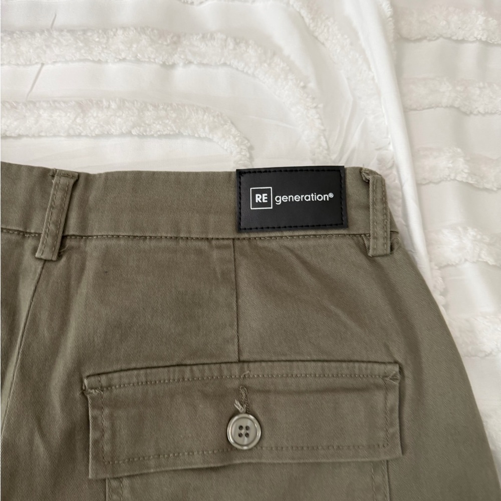 Olive Re Generation Cargo Jeans - Picture 9 of 12